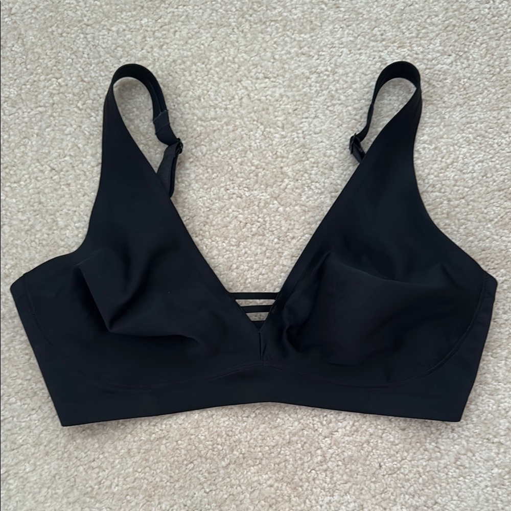 Soma Black Wireless Bra with Strappy Back